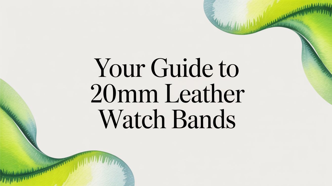 Image of Your Guide to 20mm Leather Watch Bands