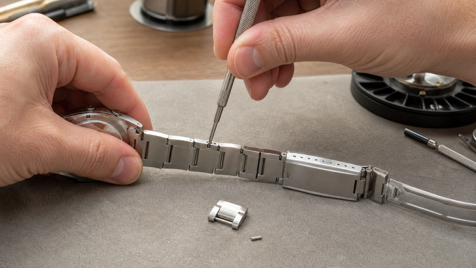 Image of How to adjust metal watch band: the perfect fit made simple