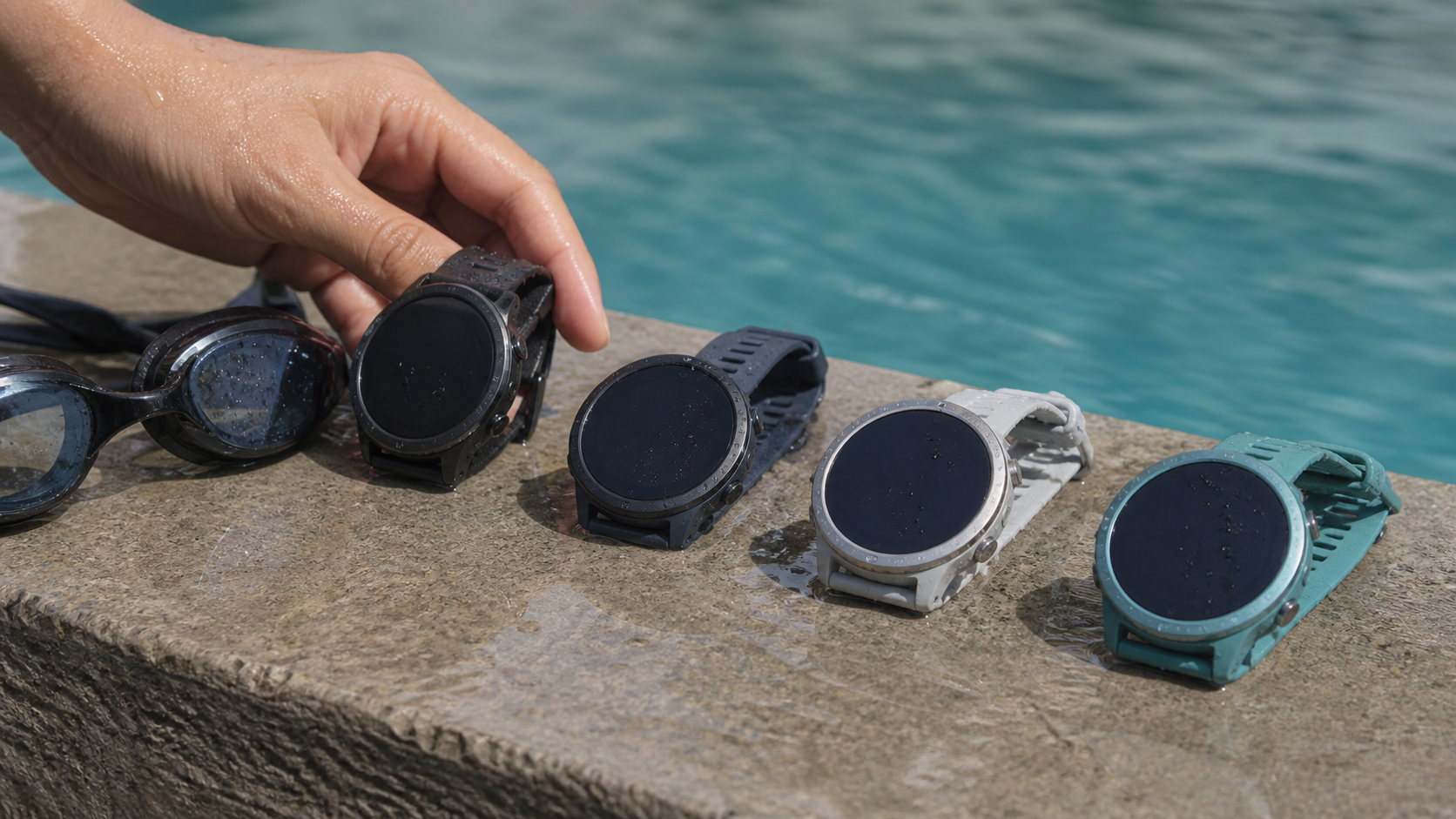 Image of Smart Watch Swimming in