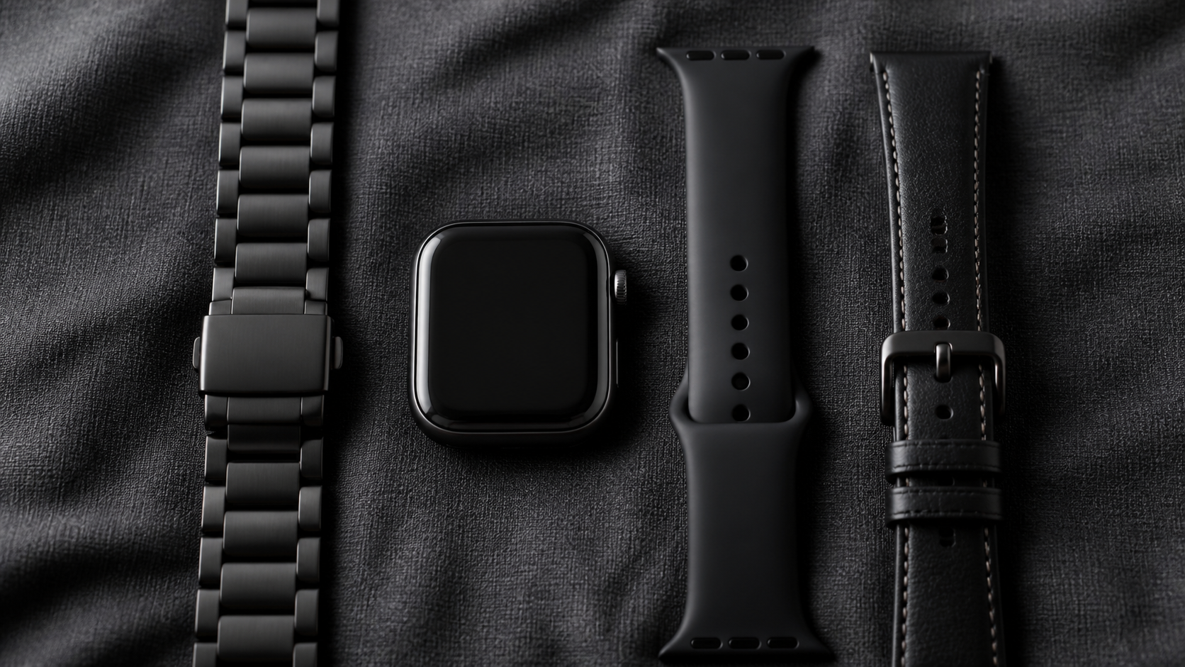 Image of Black Metal vs Silicone vs Leather: Which Black Apple Watch Band?