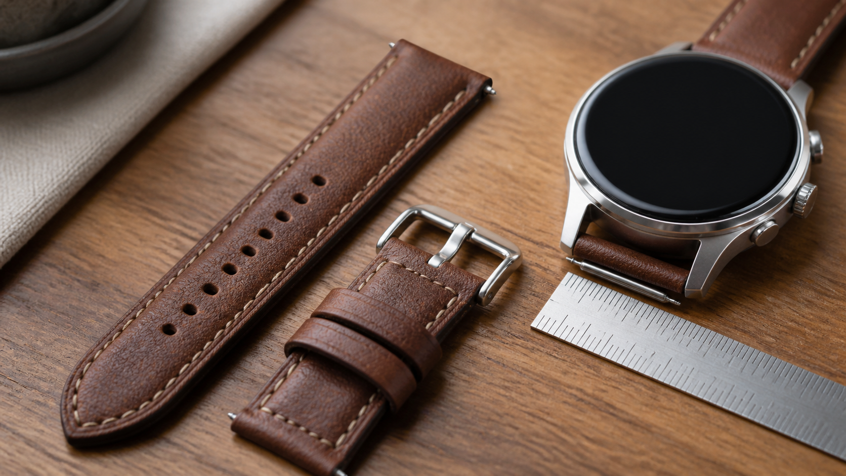 Image of Leather Watch Strap 20mm: leather watch strap 20mm Guide to the Perfect Fit