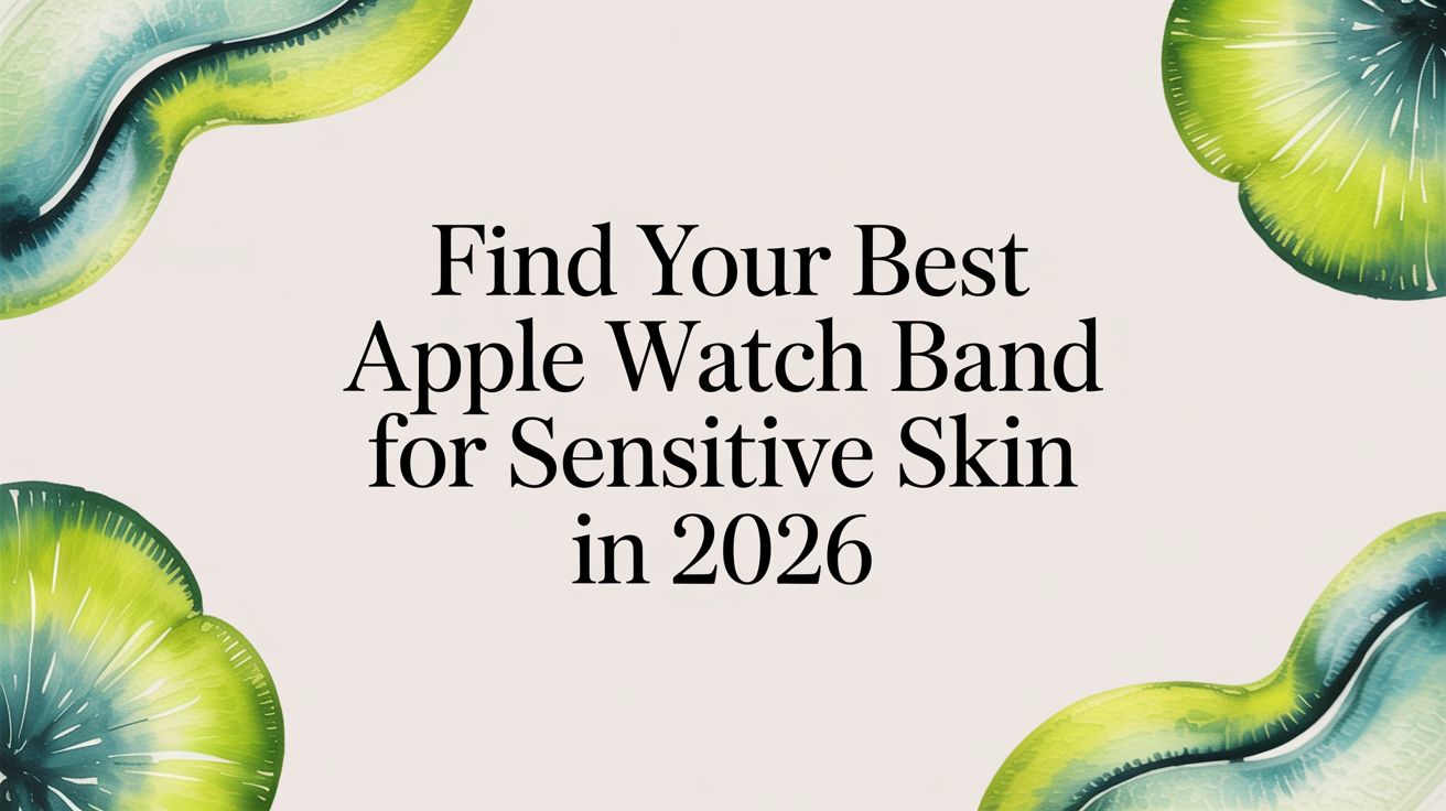 Image of Find Your Best apple watch band for sensitive skin in 2026