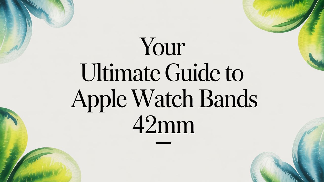 Image of Your Ultimate Guide to Apple Watch Bands 42mm