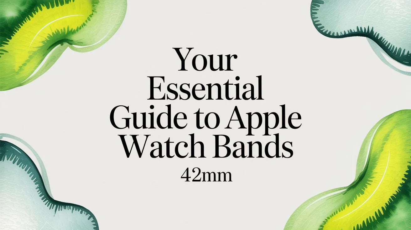 Image of Your Essential Guide to Apple Watch Bands 42mm
