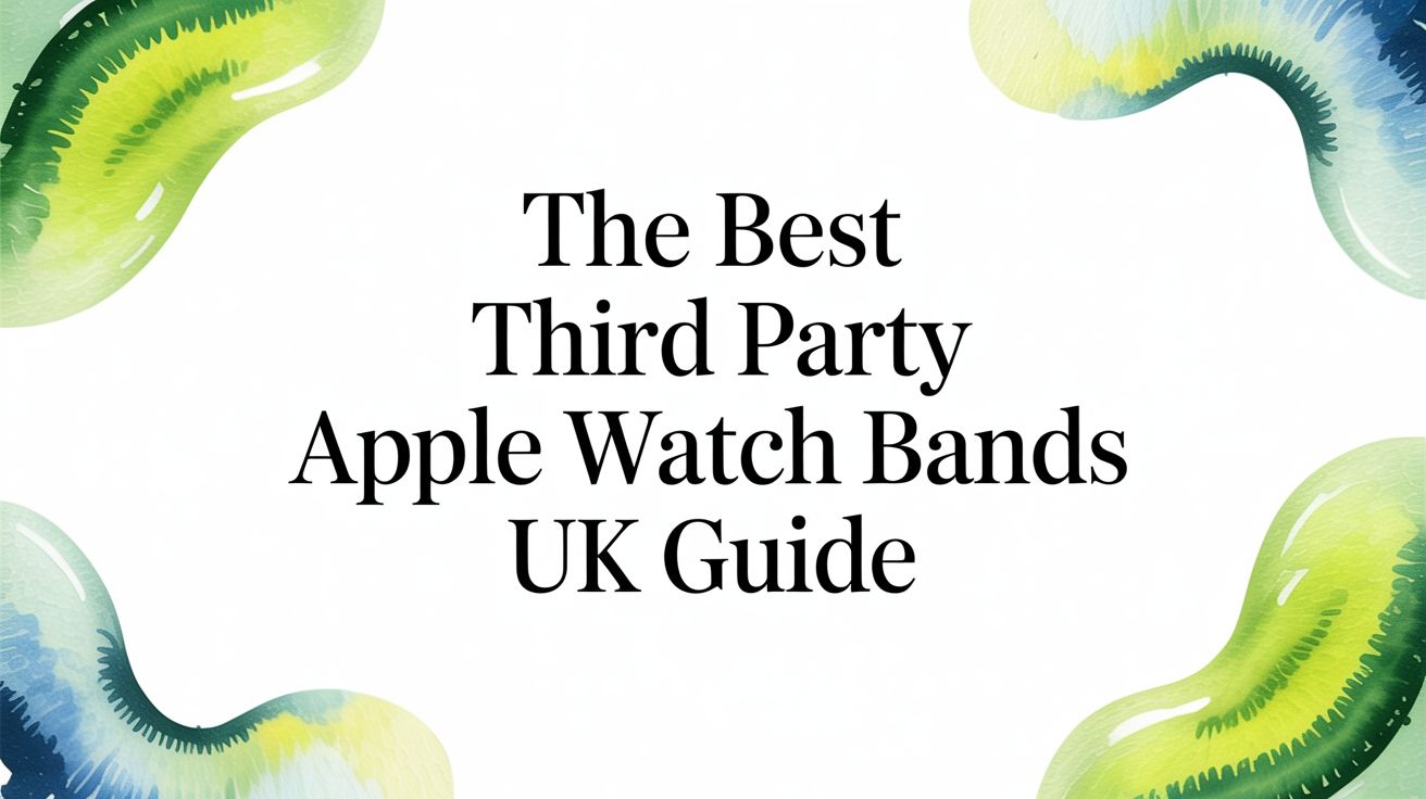 Image of The Best Third Party Apple Watch Bands UK Guide