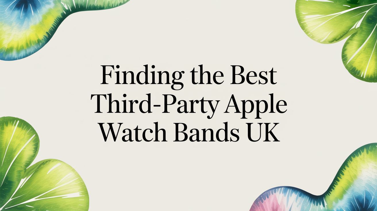Image of Finding the Best Third-Party Apple Watch Bands UK