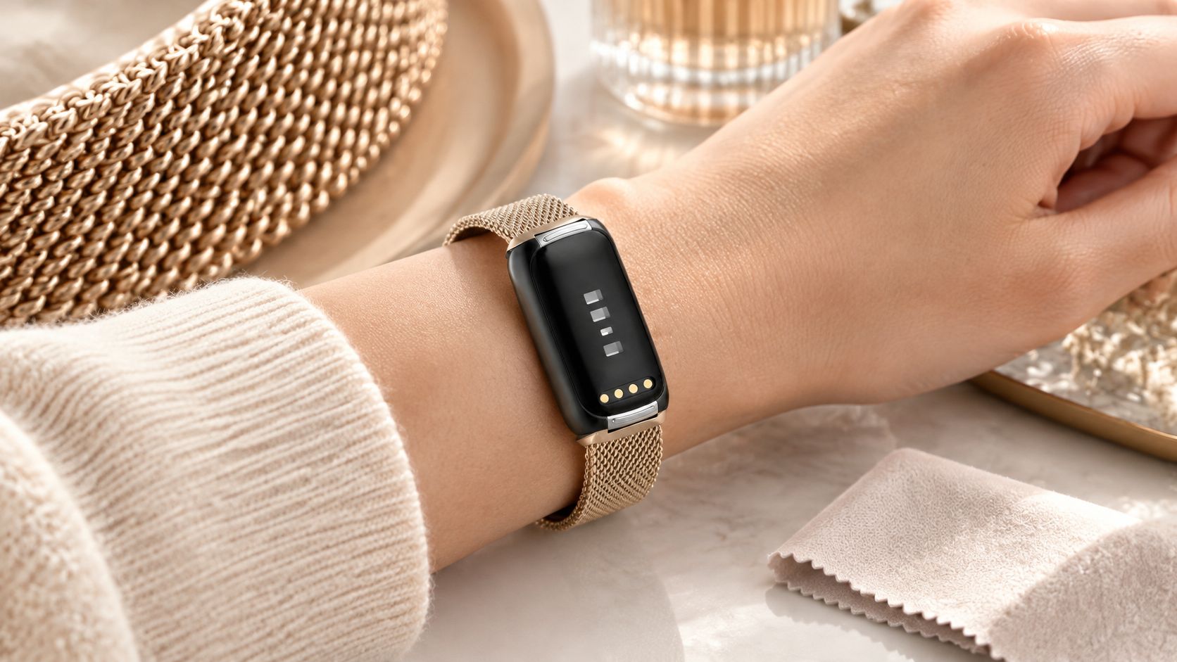Image of Classic Style Stainless Steel Milanese Mesh Watch Strap