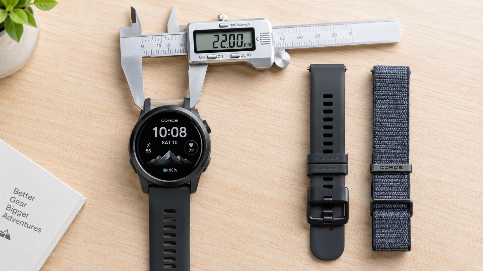 Image of COROS Pace 3 Watch Band Size: The Complete 22mm Guide