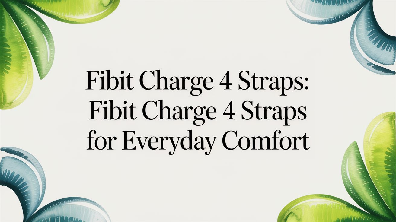 Image of Fibit Charge 4 Straps: fibit charge 4 straps for everyday comfort