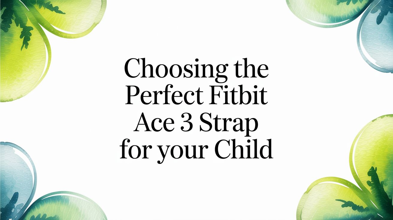 Image of Choosing The Perfect Fitbit Ace 3 Strap For Your Child