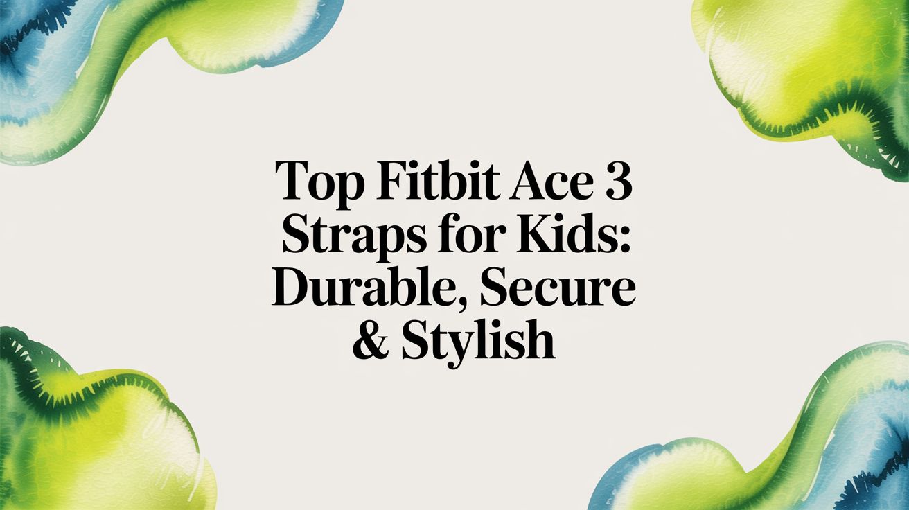 Image of Top fitbit ace 3 straps for Kids: Durable, Secure & Stylish