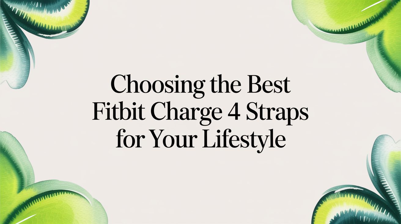Image of Choosing the Best Fitbit Charge 4 Straps for Your Lifestyle
