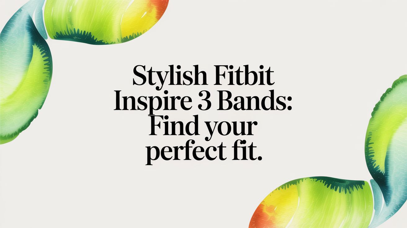 Image of Stylish Fitbit Inspire 3 Bands: Find Your Perfect Fit