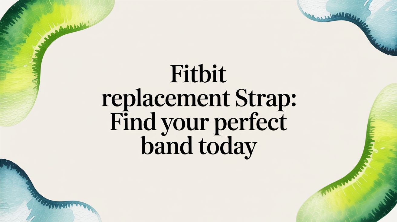 Image of Fitbit Replacement Strap: Find Your Perfect Band Today
