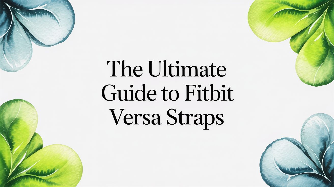 Image of The Ultimate Guide to Fitbit Versa Straps