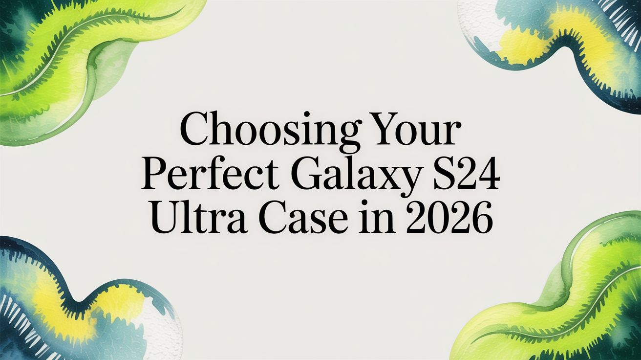 Image of Choosing Your Perfect Galaxy S24 Ultra Case in 2026