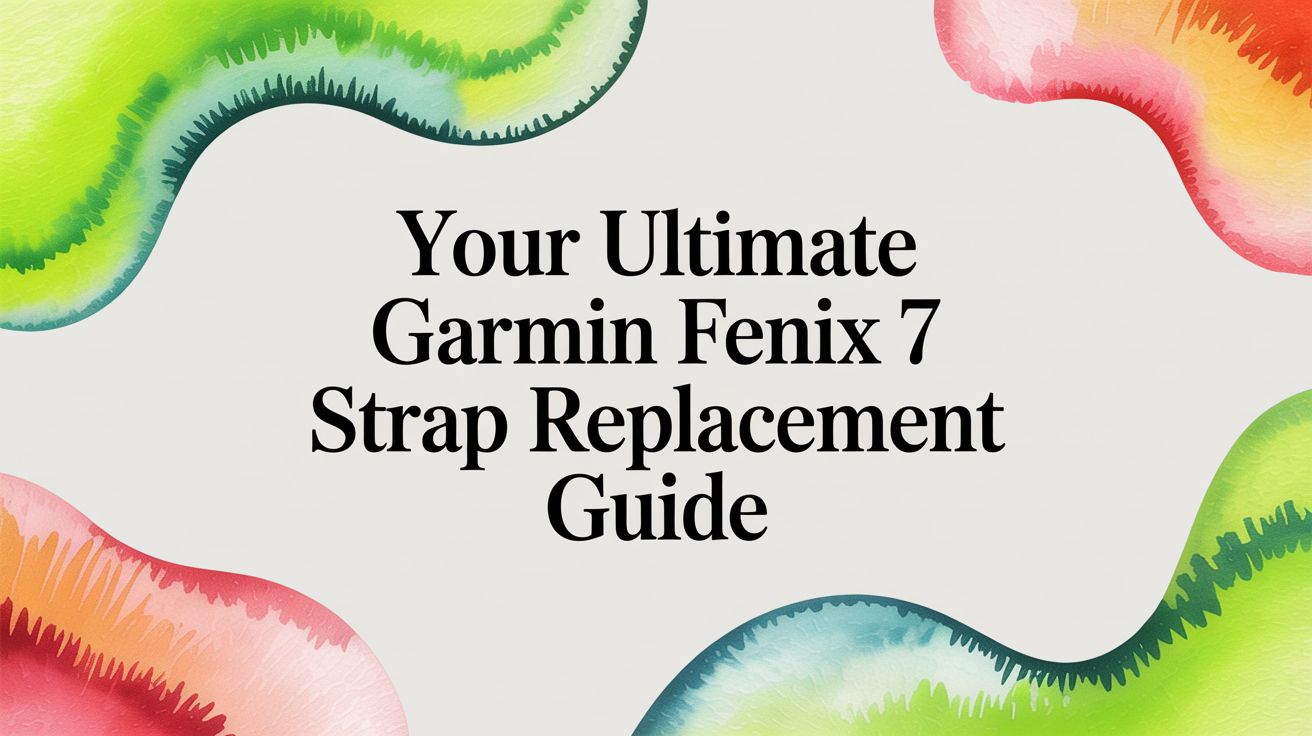 Image of Your Ultimate Garmin Fenix 7 Strap Replacement Guide