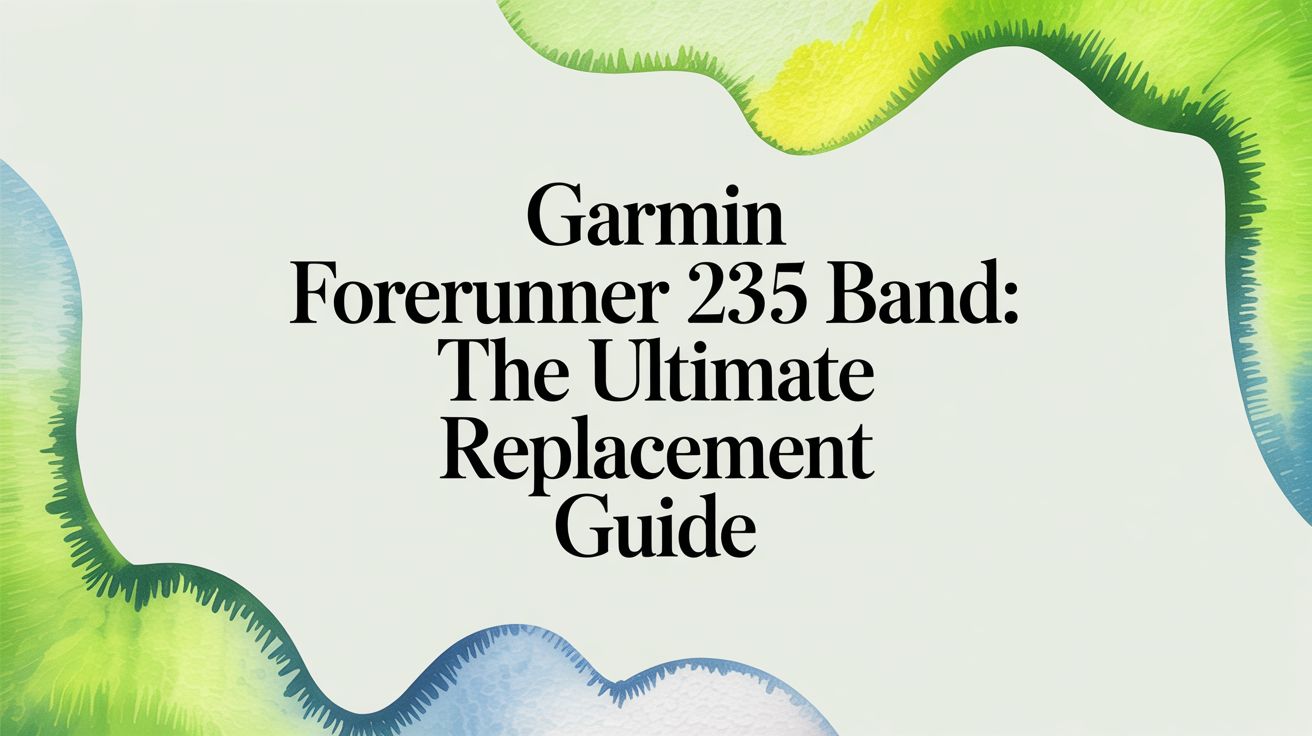 Image of Garmin Forerunner 235 Band: The Ultimate Replacement Guide