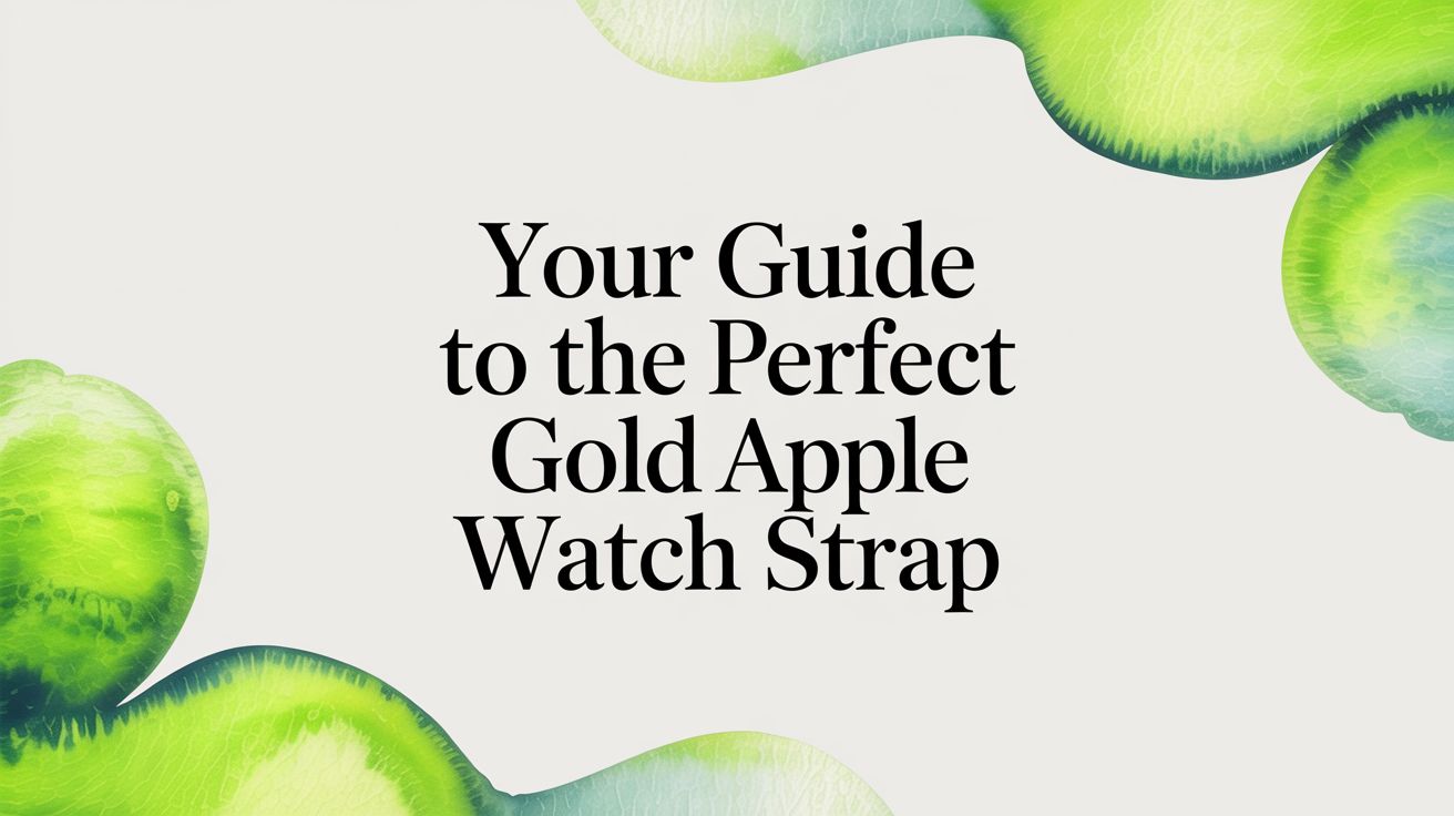 Image of Your Guide to the Perfect Gold Apple Watch Strap