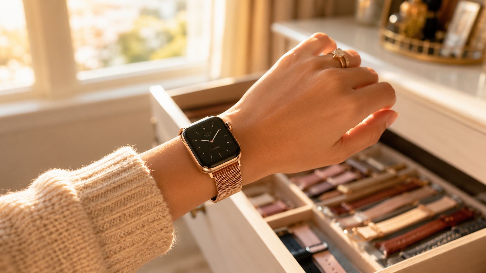 Image of Perfect Rose Gold Apple Watch Band