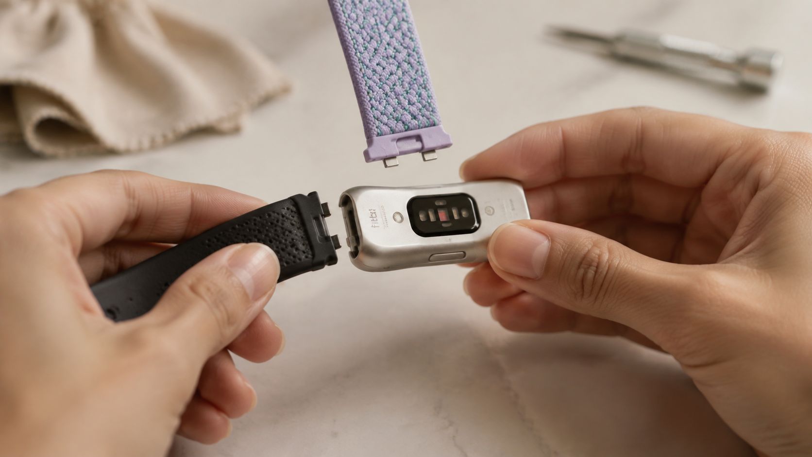 Image of How to Change a Fitbit Band Without Breaking the Tracker