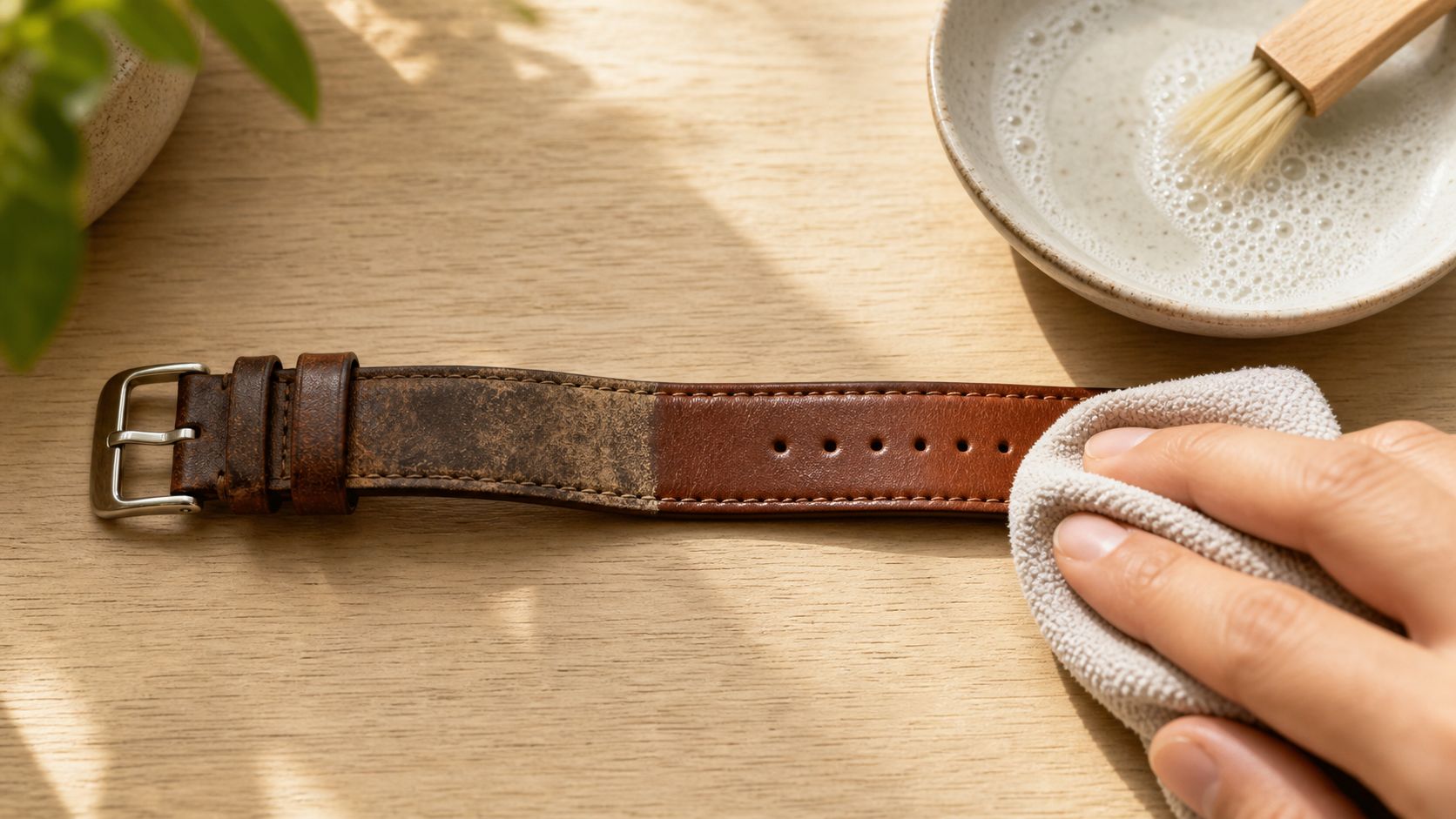 Image of How to Clean a Leather Watch Strap Without Ruining It