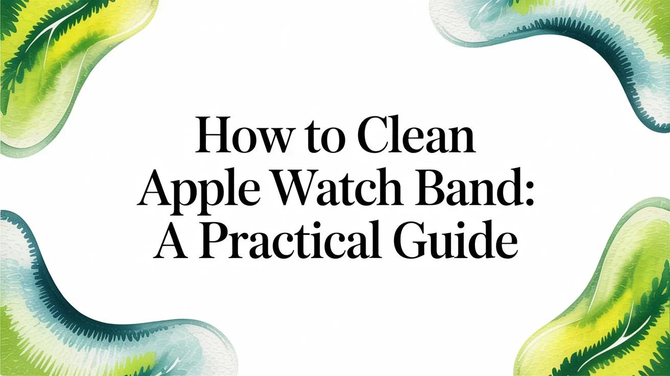 Image of How to Clean Apple Watch Band: A Practical Guide - Nothing but Bands