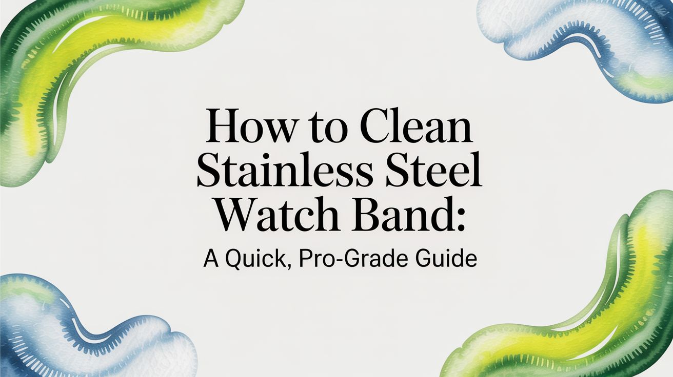 Image of How to Clean Stainless Steel Watch Band: A Quick, Pro-Grade Guide
