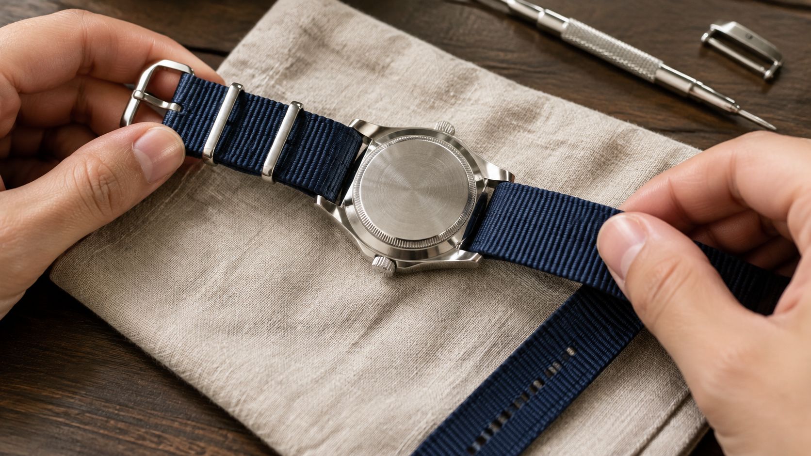 Image of How to Fit a NATO Watch Strap the Right Way