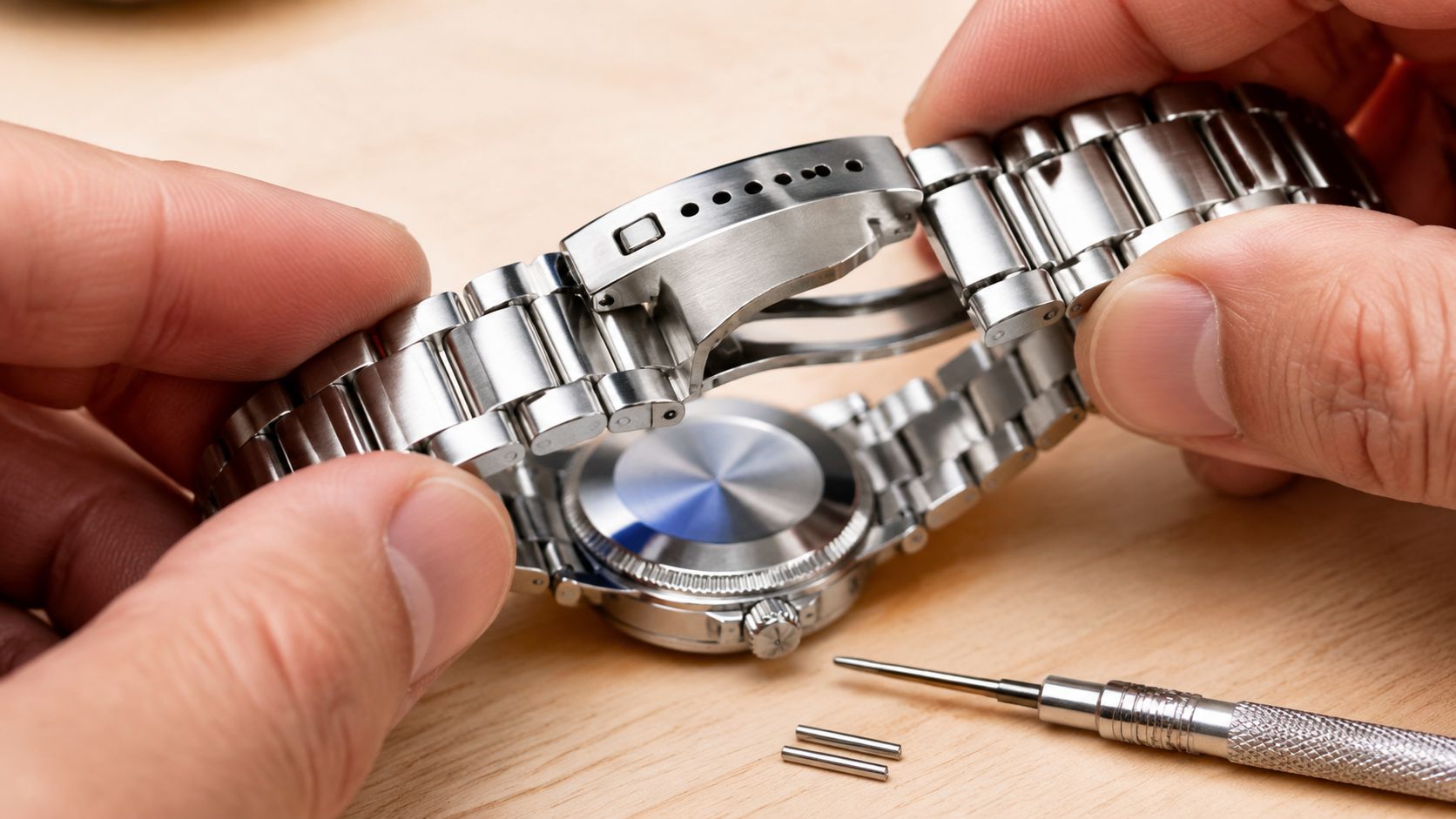 Image of How to Tighten a Metal Watch Band at Home