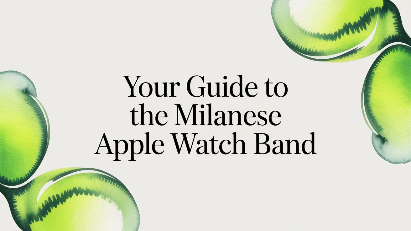 Image of Your Guide to the Milanese Apple Watch Band
