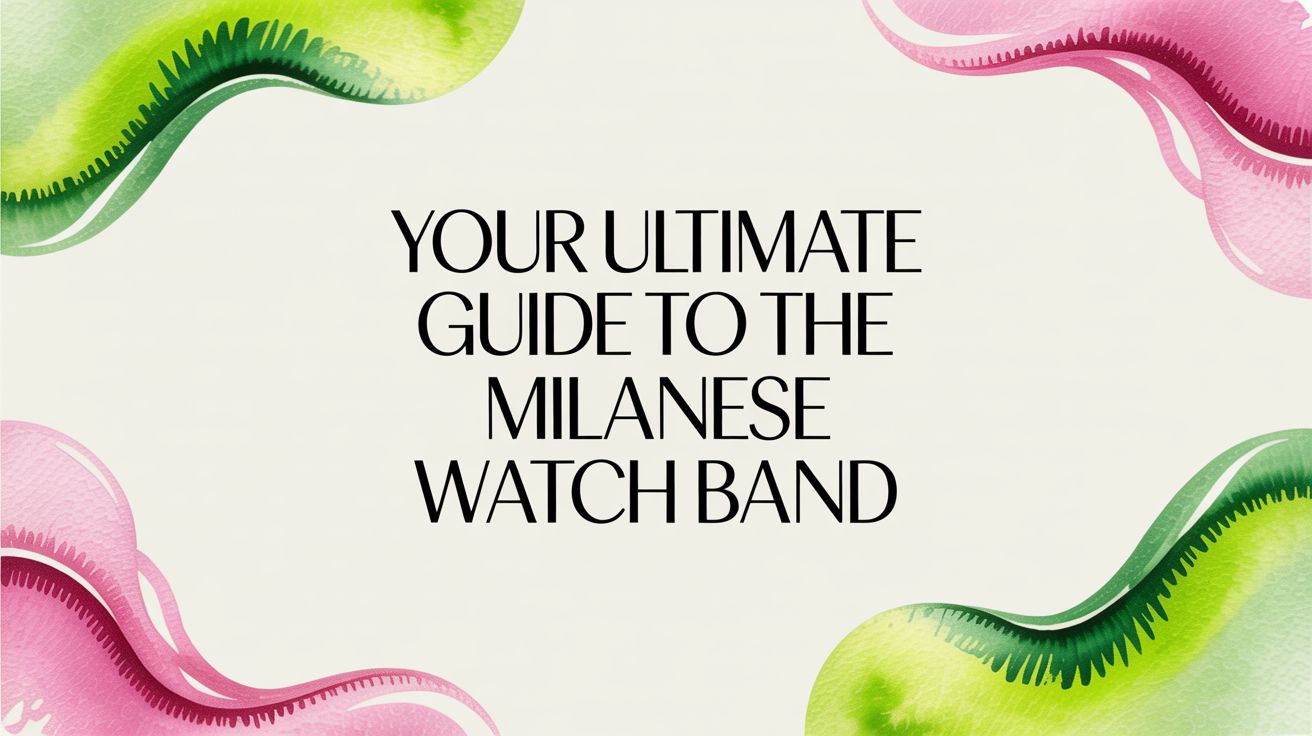 Image of Your Ultimate Guide to the Milanese Watch Band