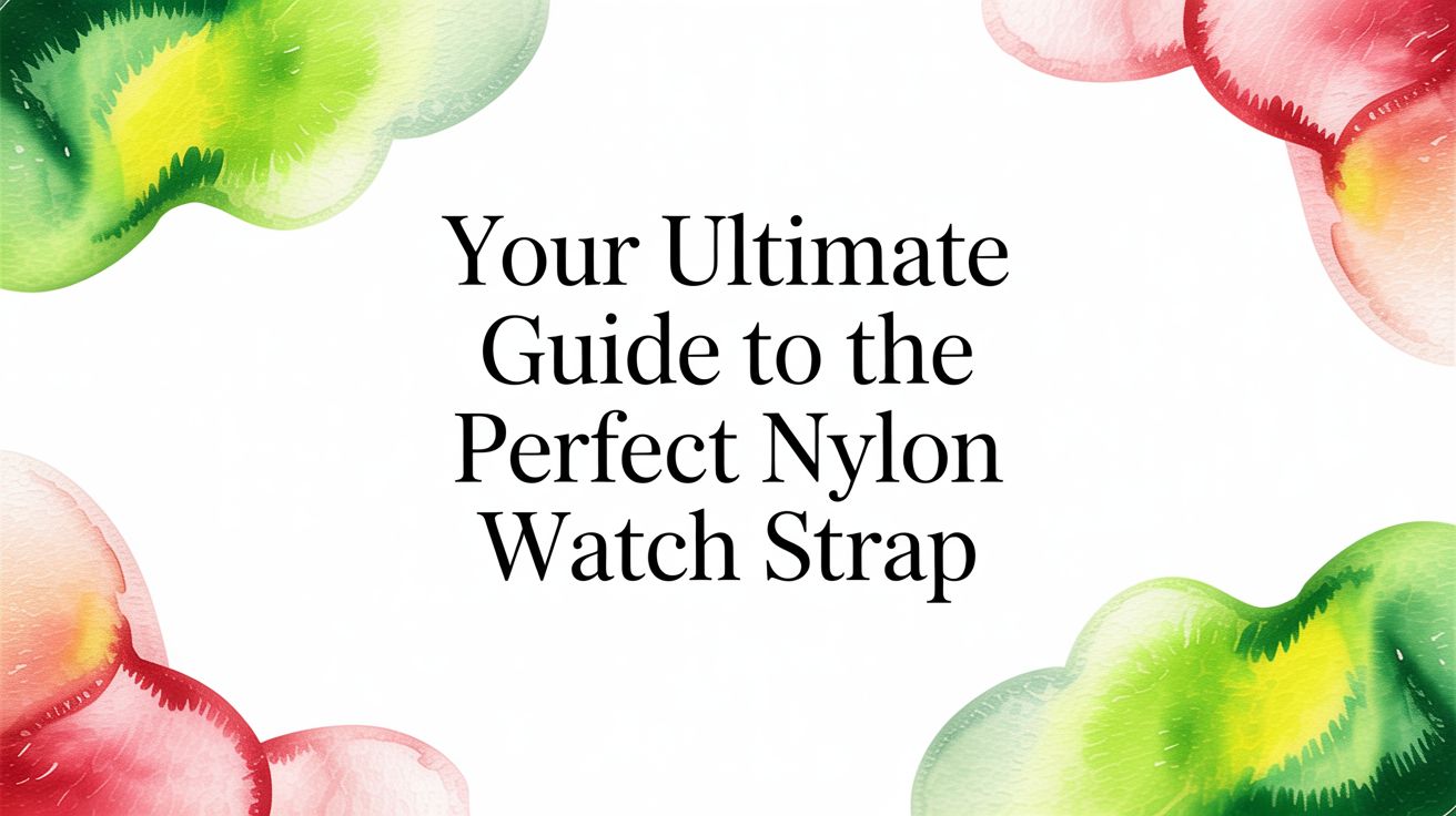 Image of Your Ultimate Guide to the Perfect Nylon Watch Strap