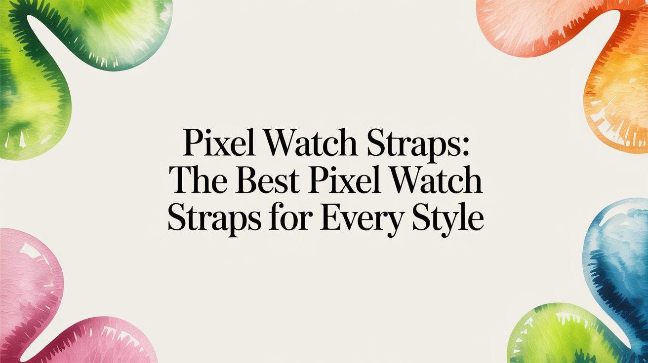 Image of Pixel Watch Straps: The Best pixel watch straps for every style