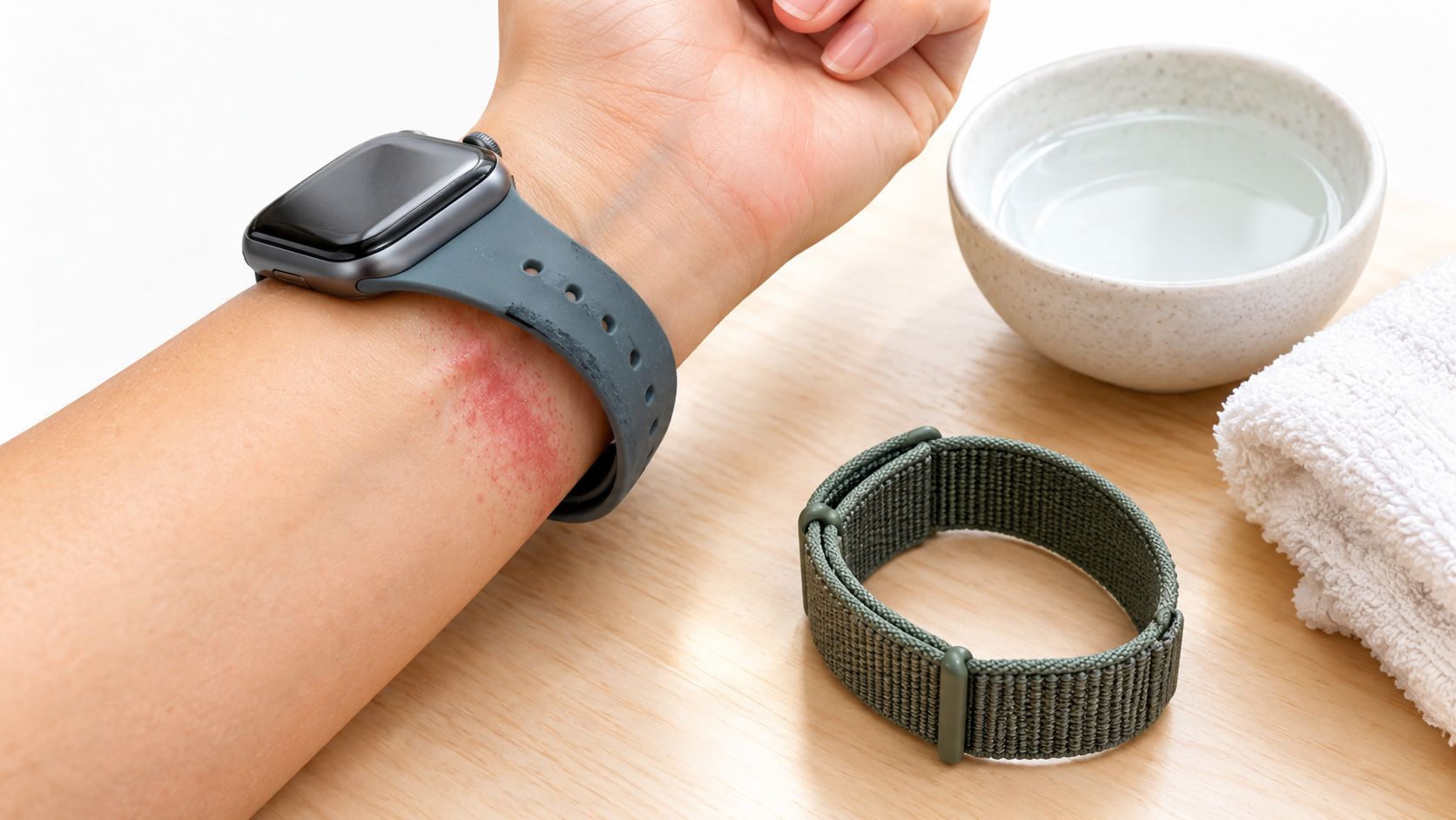 Image of Rash Under Watch Band: Causes, Fixes, and Prevention