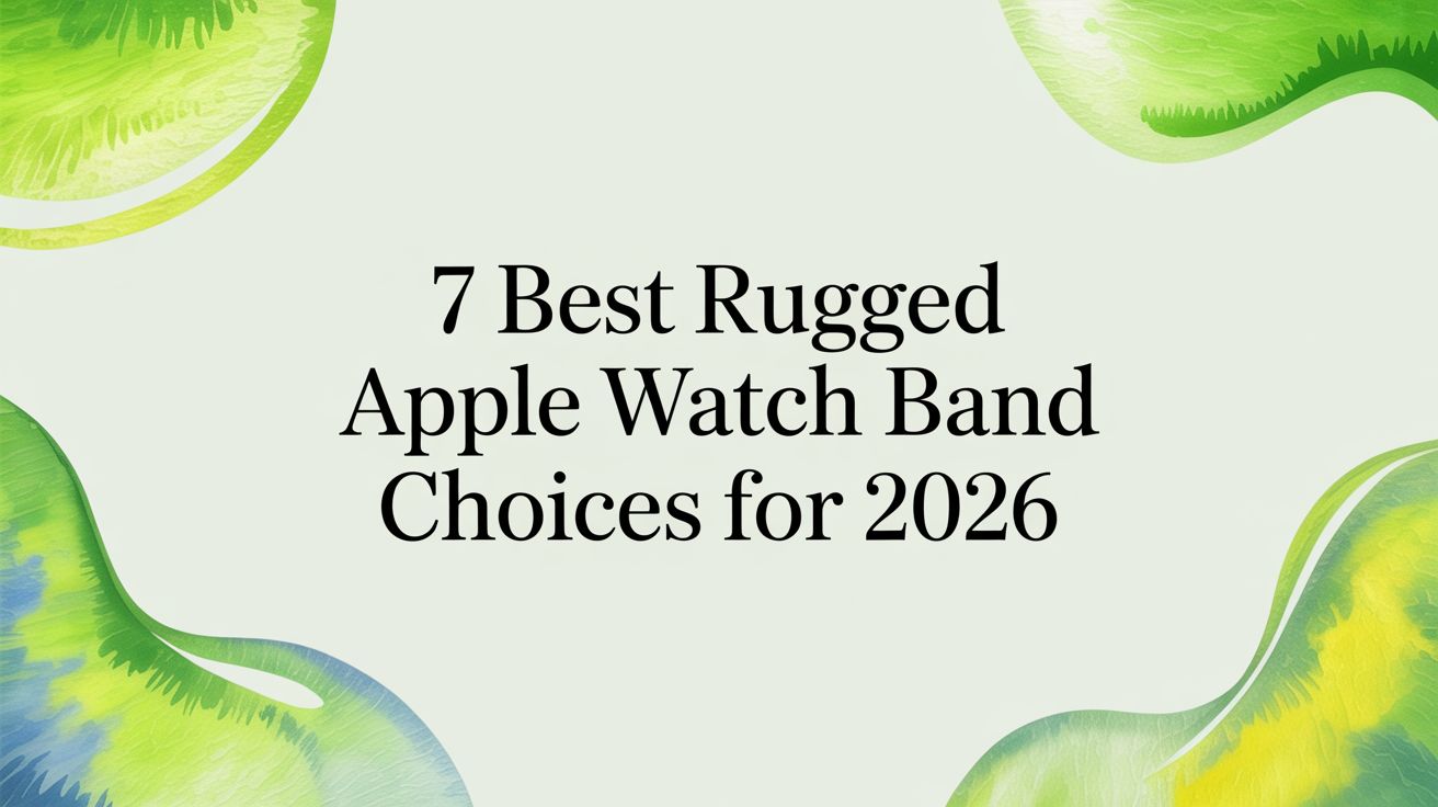 Image of 7 Best Rugged Apple Watch Band Choices for 2026