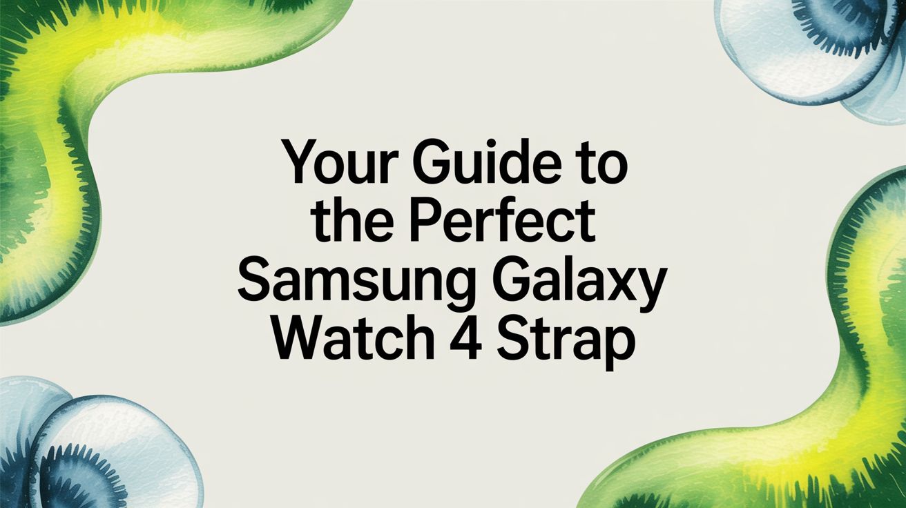 Image of Your Guide to the Perfect Samsung Galaxy Watch 4 Strap