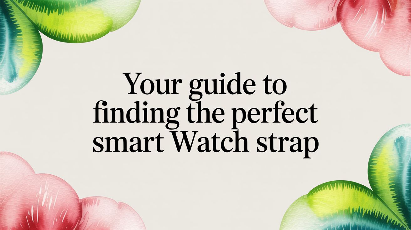 Image of Your Guide to Finding the Perfect Smart Watch Strap