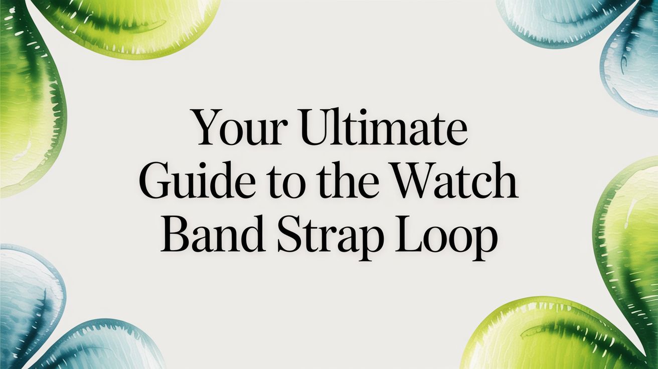 Image of Your Ultimate Guide to the Watch Band Strap Loop