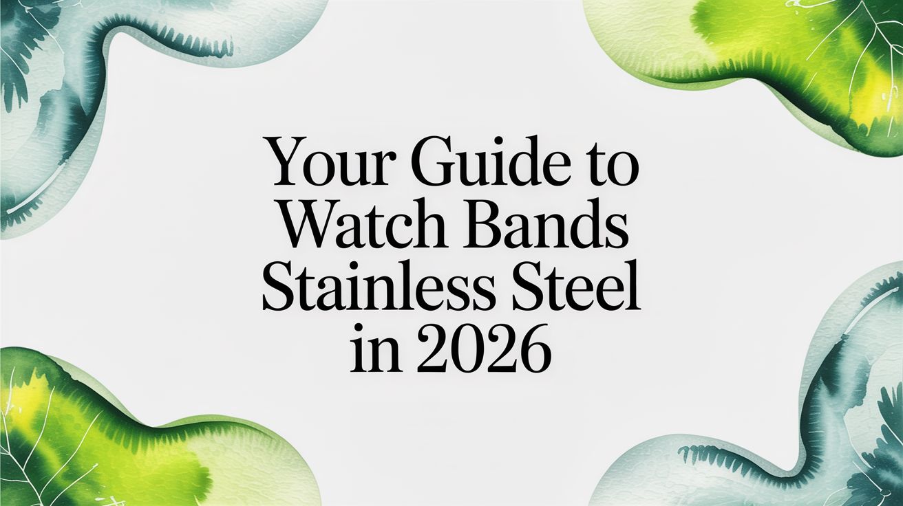 Image of Your Guide to Watch Bands Stainless Steel in 2026