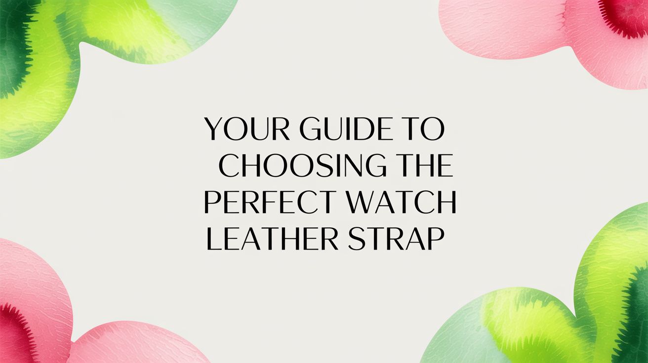 Image of Your Guide to Choosing the Perfect Watch Leather Strap
