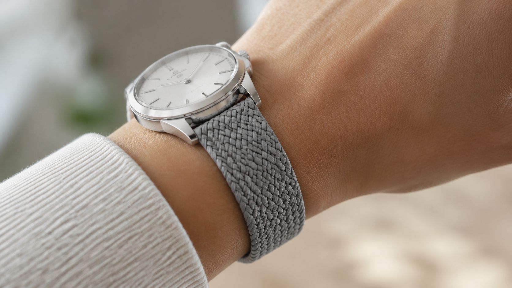 Image of Watch with Elastic Strap: Perfect Fit & Ultimate Comfort - Nothing but Bands