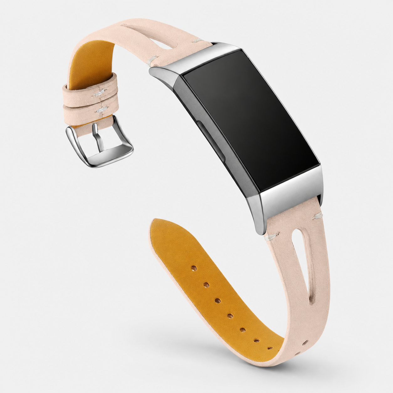 Image of Leora — Genuine Leather Strap — Fitbit Charge 3/4