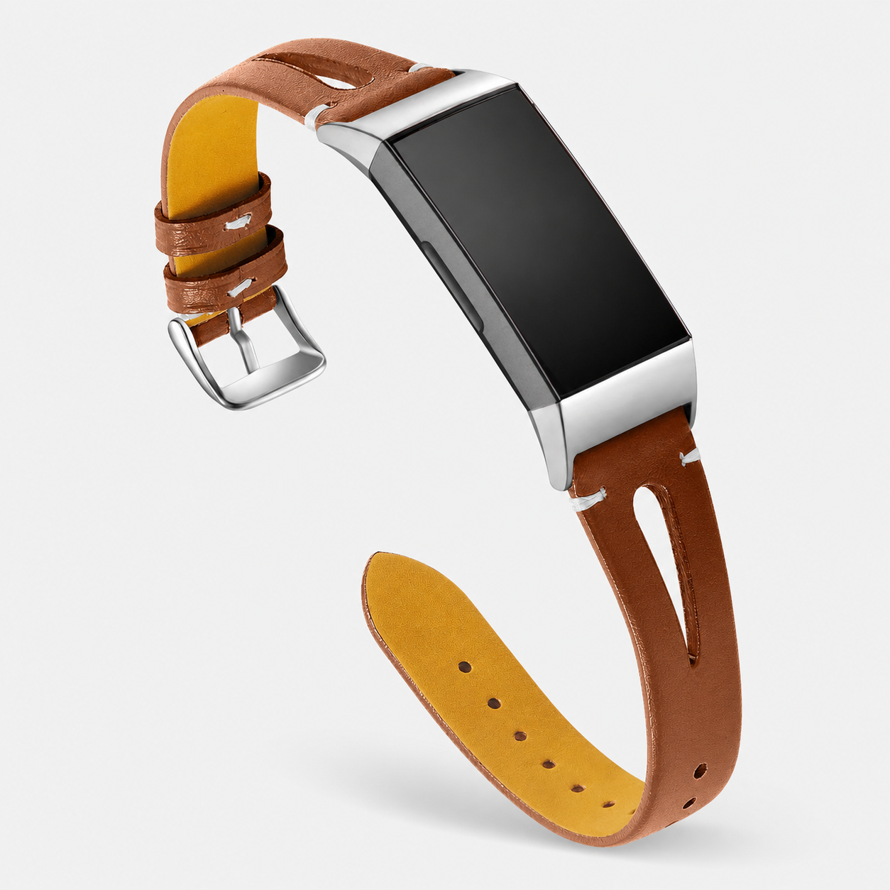 Image of Leora — Genuine Leather Strap — Fitbit Charge 3/4