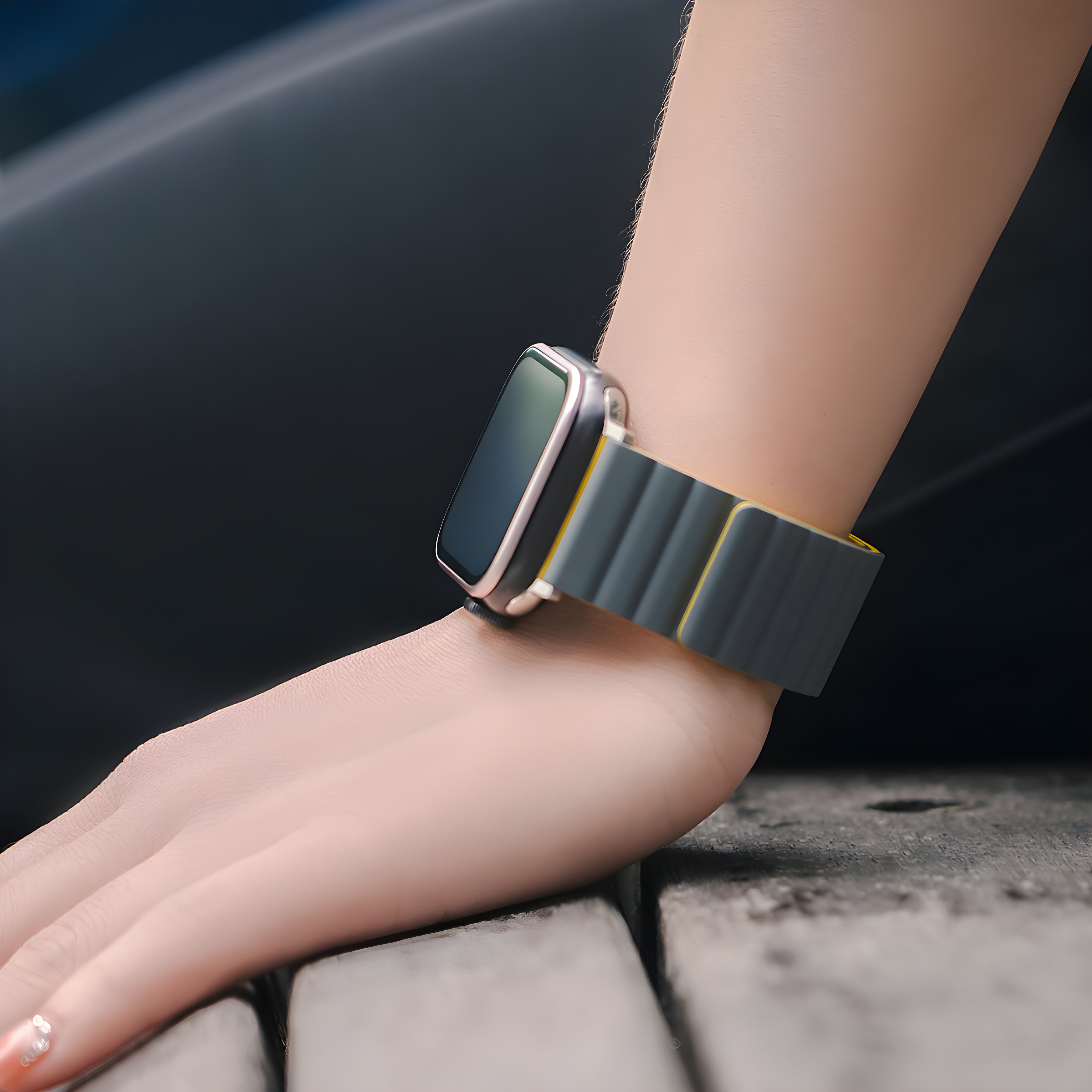 Apple Watch Strap Premium/Magnet - Black