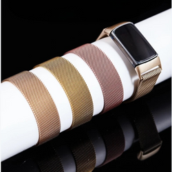 Image of Fitbit - Milanese Stainless Steel Strap - Black