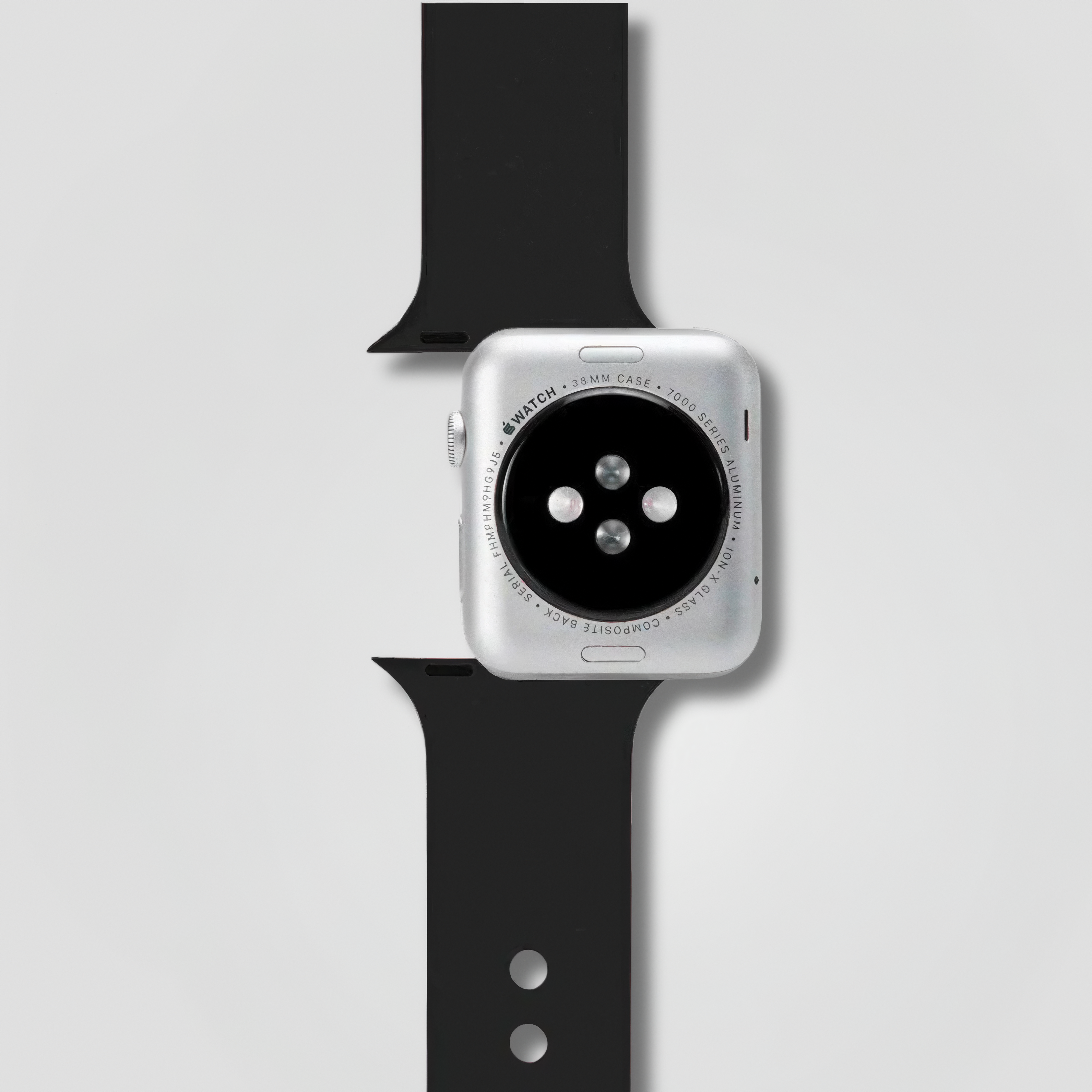 Halo — Silicone Sport Band (Black) — Apple Watch