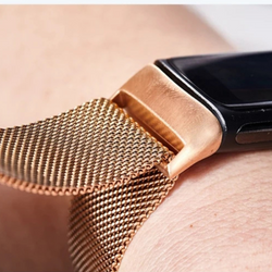 Image of Fitbit - Milanese Stainless Steel Strap - Black