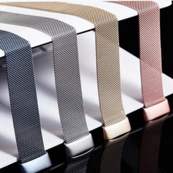 Image of Fitbit - Milanese Stainless Steel Strap - Black