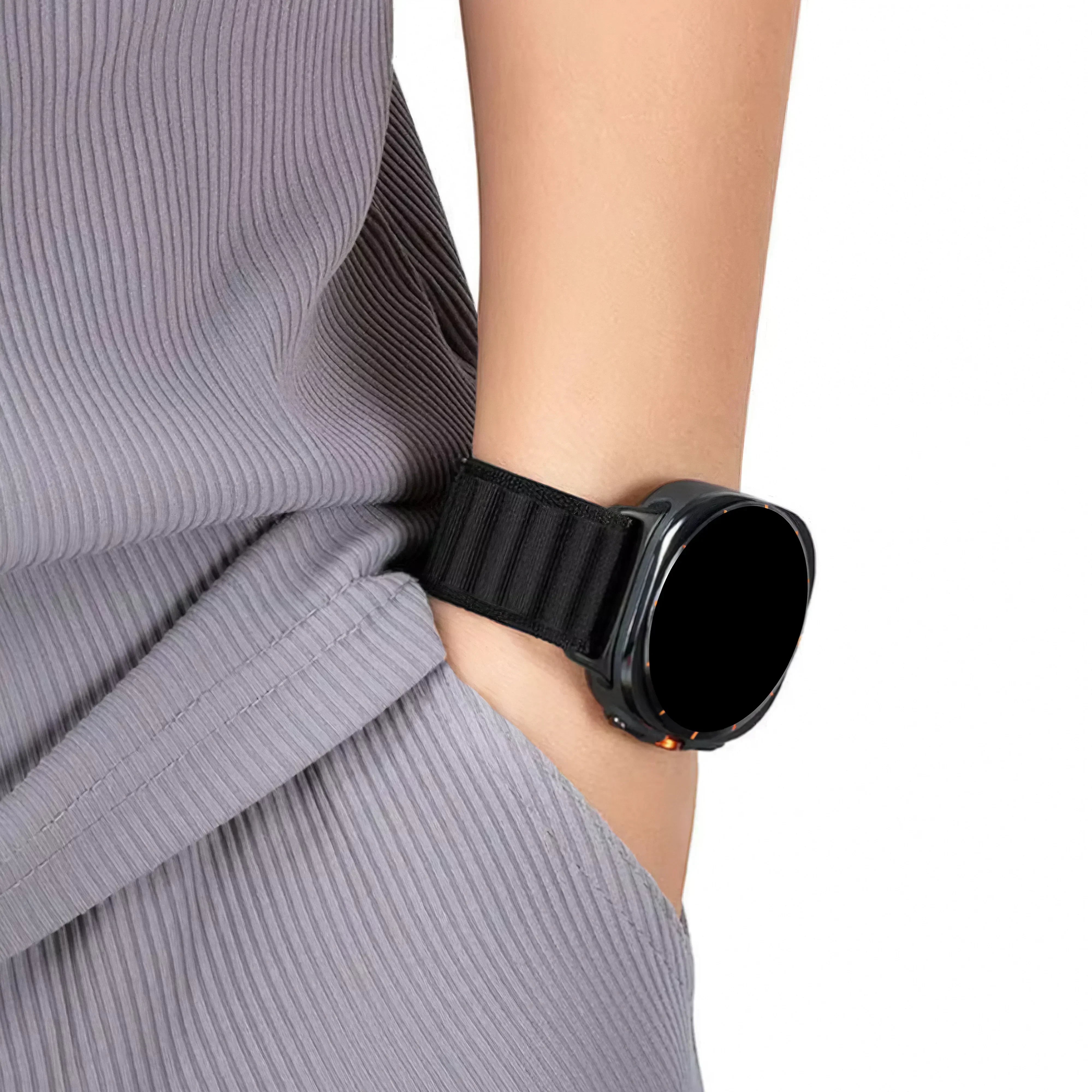 Image of Teral — Nylon Loop (Black) — Galaxy Watch Ultra